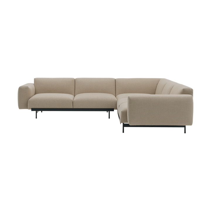 In Situ corner sofa configuration 1 - Ecriture 240-Black - Muuto