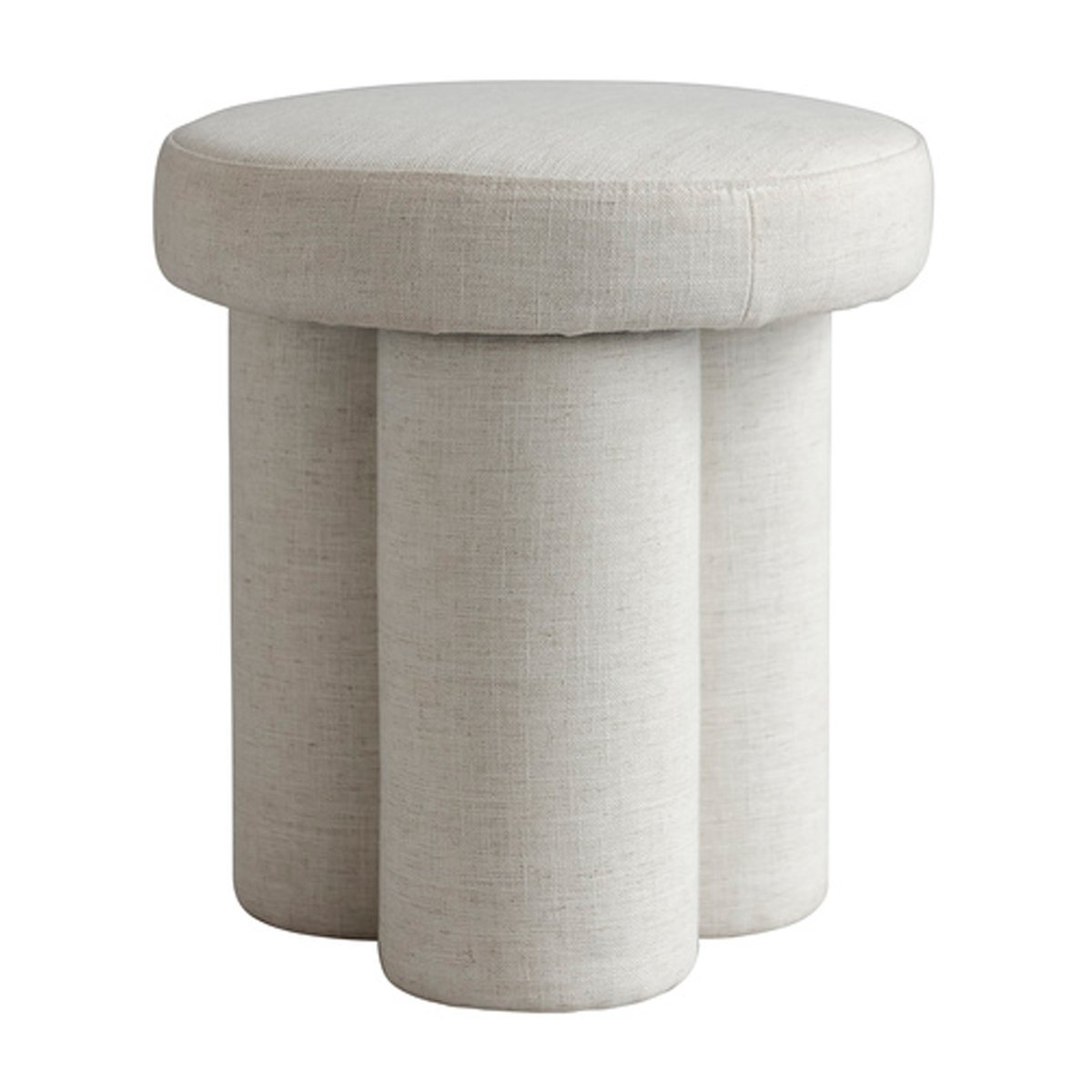 101 Copenhagen Big Foot stool linen White chalk