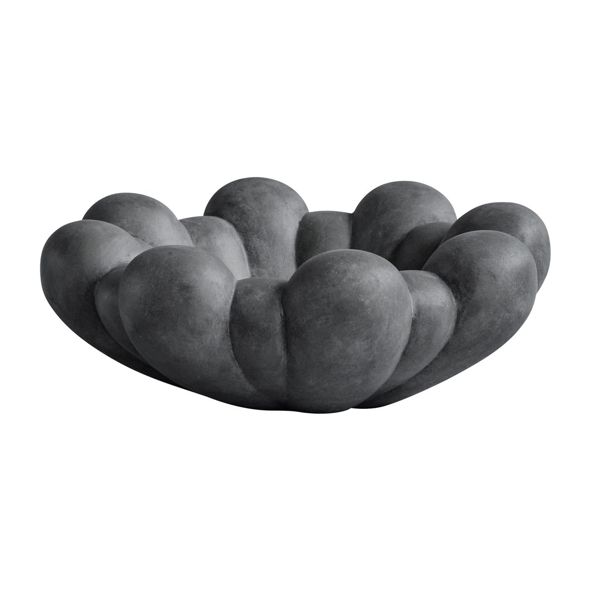 101 Copenhagen Bloom tray bowl large Dark grey