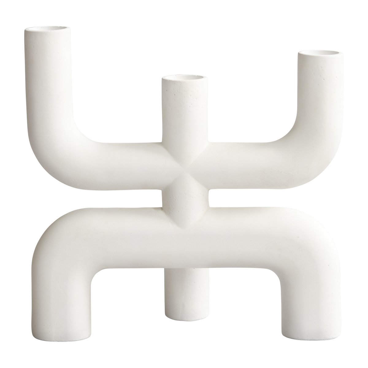 101 Copenhagen Cobra candle holder 25x25 cm Bone White