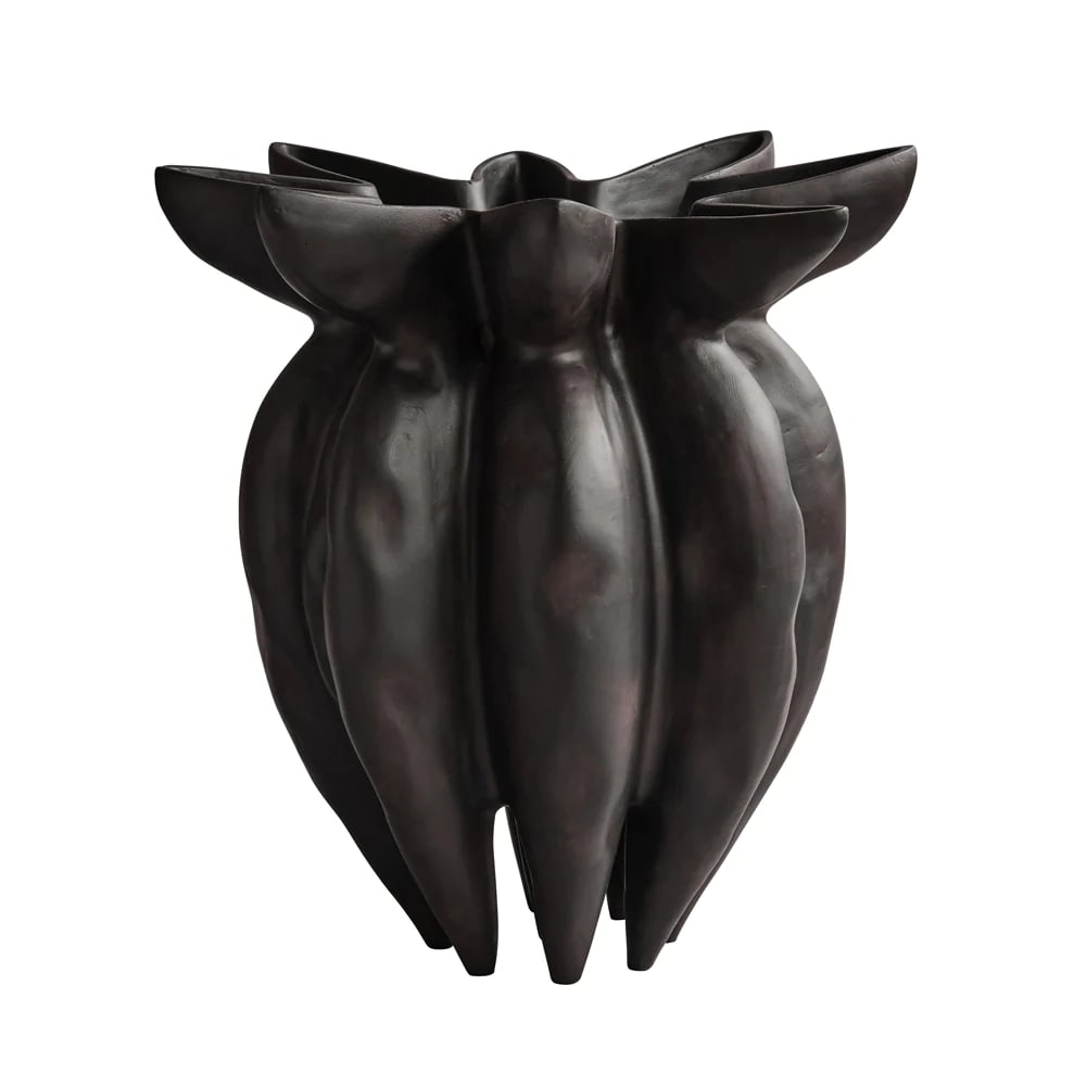 101 Copenhagen Lotus mini vase 35x32 cm Coffee