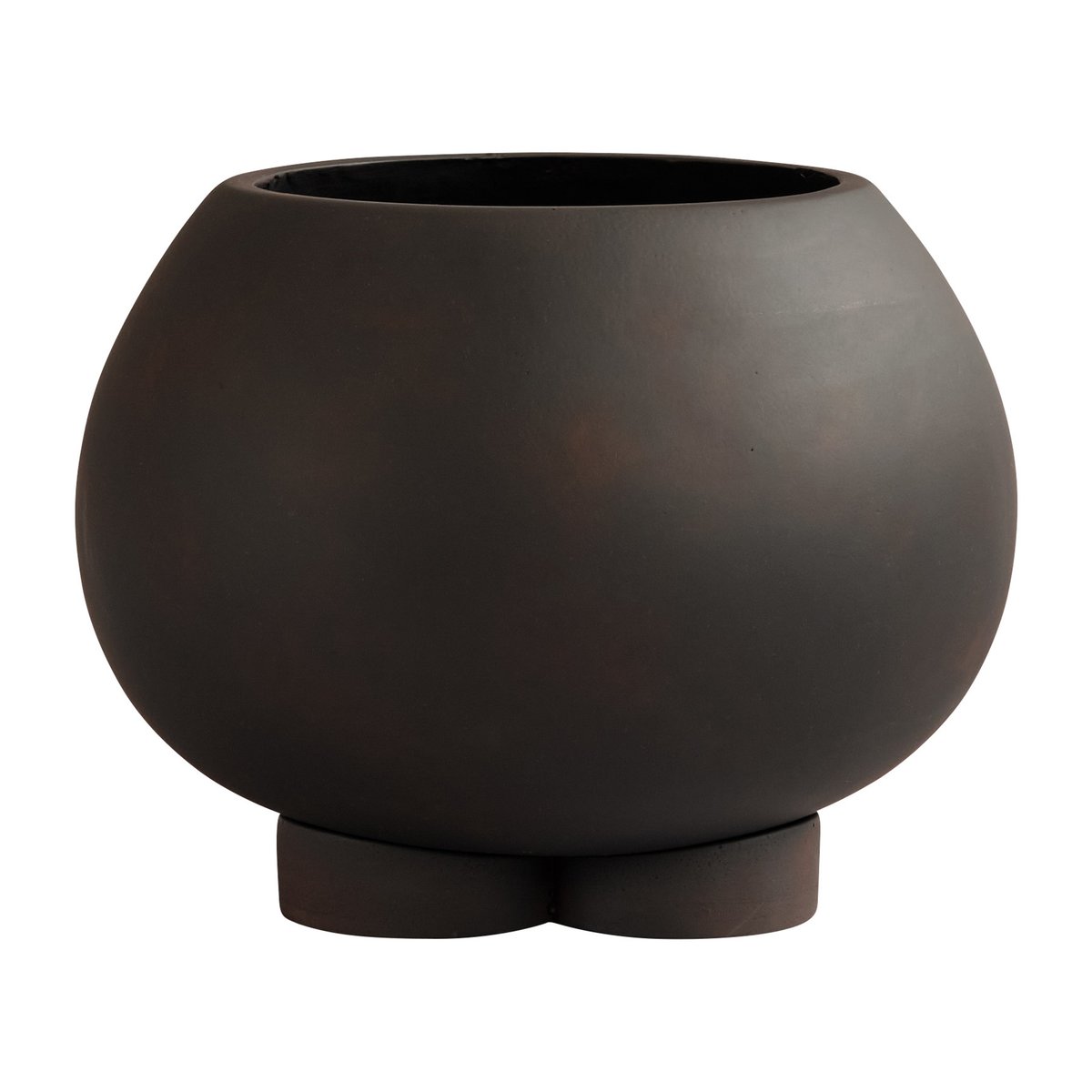 101 Copenhagen Urchin flower pot mini Ø35 cm Coffee