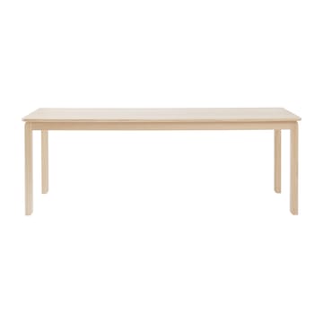 Alfred dining table 90x220 cm - White pigmented oak - 1898