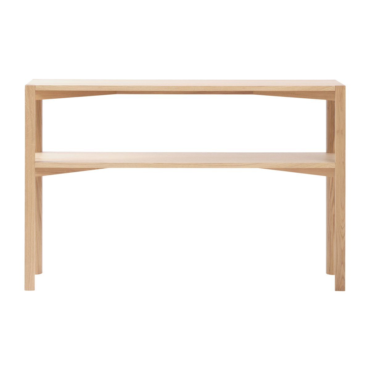 1898 Anton console table 35x125 cm White pigmented oak