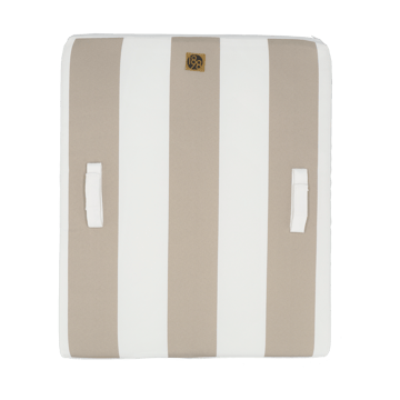 Holma seat pad 41x49 cm - Taupe striped - 1898