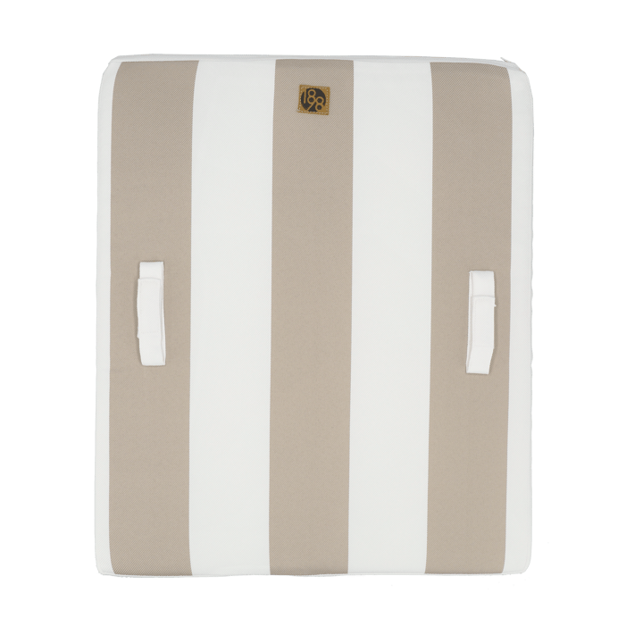 Holma seat pad 41x49 cm, Taupe striped 1898