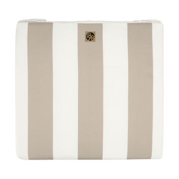 Lunda seat pad 42x45 cm - Taupe striped - 1898