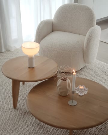 Lyckeby coffee table Ø60x37.5 cm - Natural lacquered oak - 1898