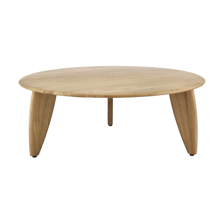 Lyckeby coffee table Ø80x29 cm - Natural lacquered oak - 1898