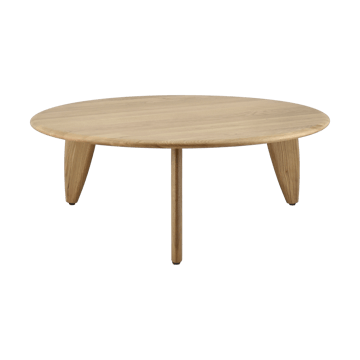 Lyckeby coffee table Ø80x29 cm - Natural lacquered oak - 1898