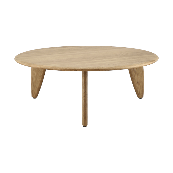 Lyckeby coffee table Ø80x29 cm, Natural lacquered oak 1898