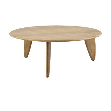 Lyckeby coffee table Ø80x29 cm - Natural lacquered oak - 1898