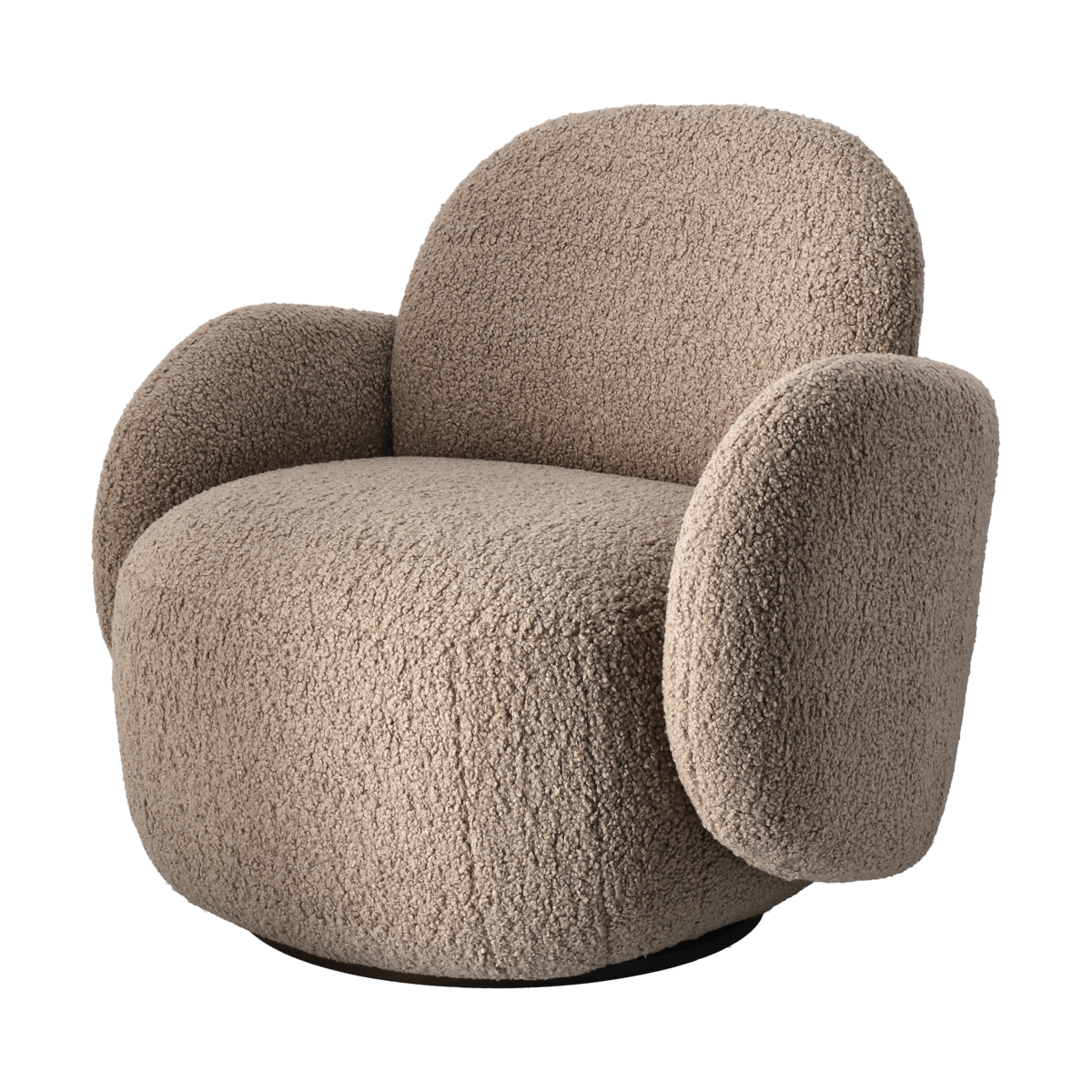 1898 Mo armchair with swivel function Glore brown