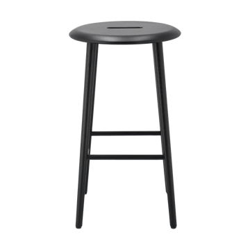 Norrabo barstool 65 cm - Black lacquered oak - 1898