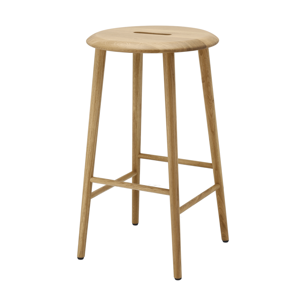 1898 Norrabo barstool 65 cm Natural lacquered oak