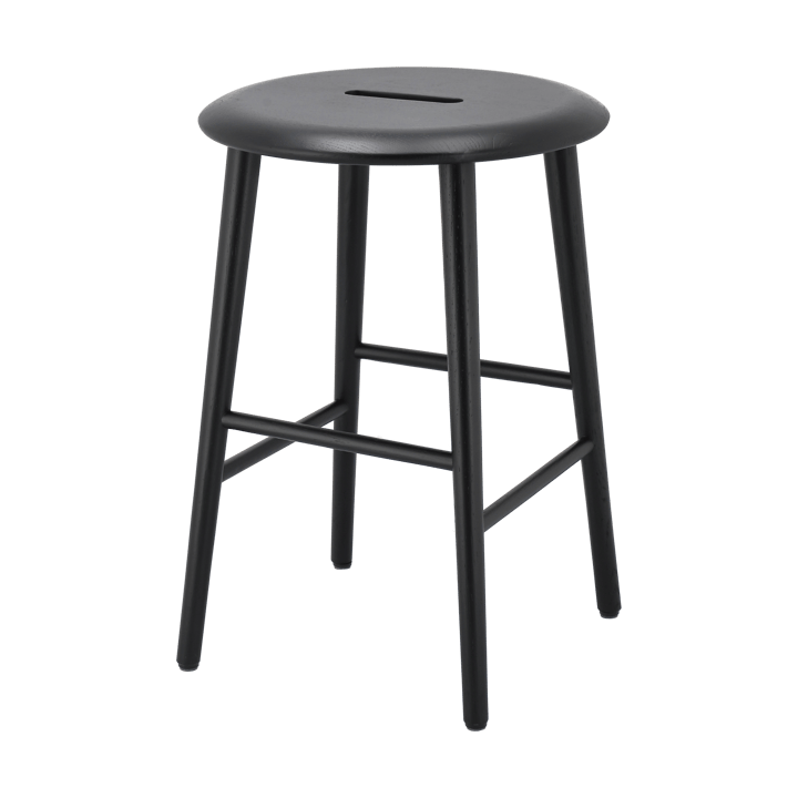 Norrabo stool 53 cm - Black lacquered oak - 1898