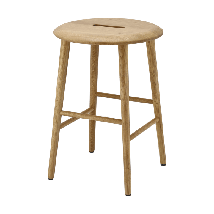 Norrabo stool 53 cm - Natural lacquered oak - 1898