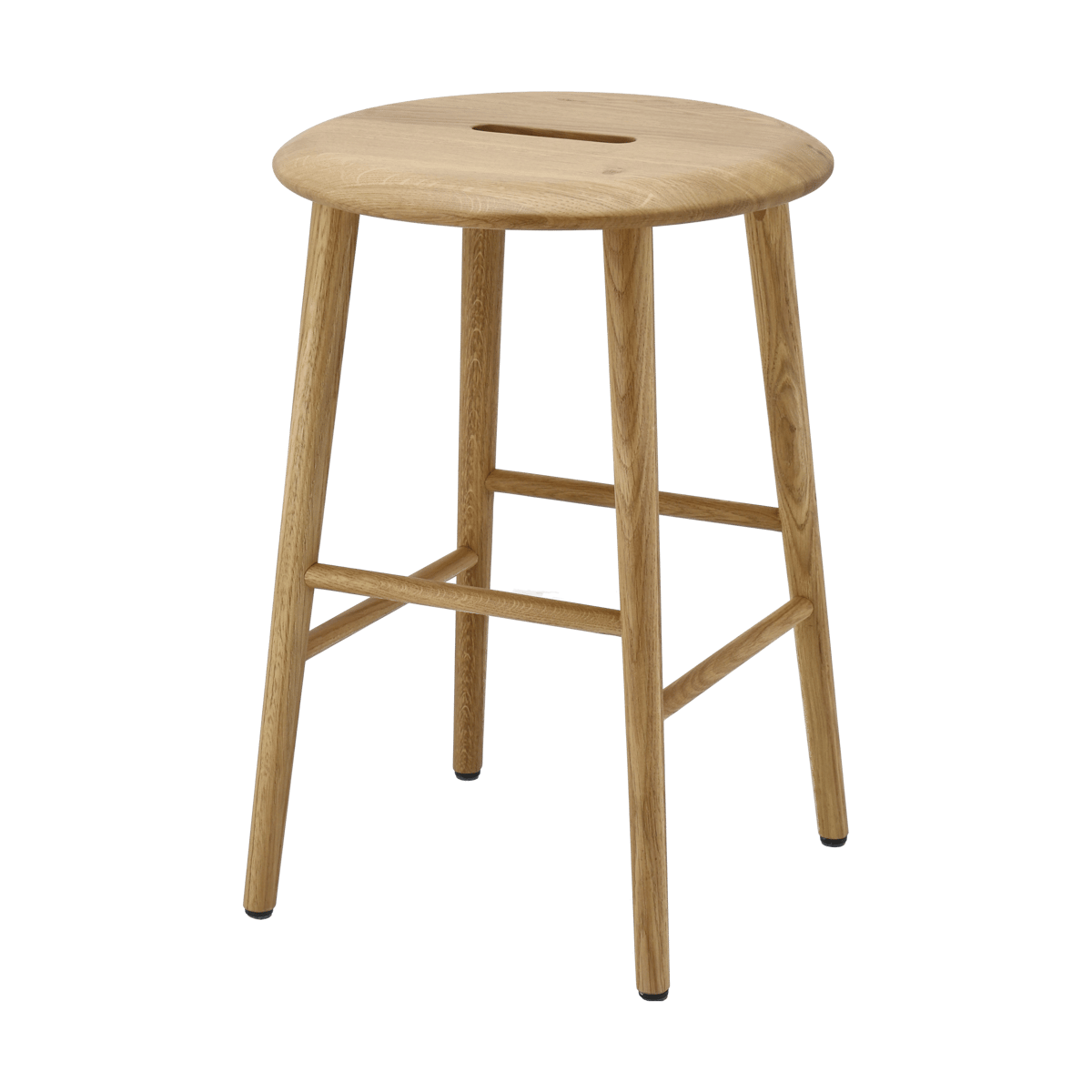 1898 Norrabo stool 53 cm Natural lacquered oak