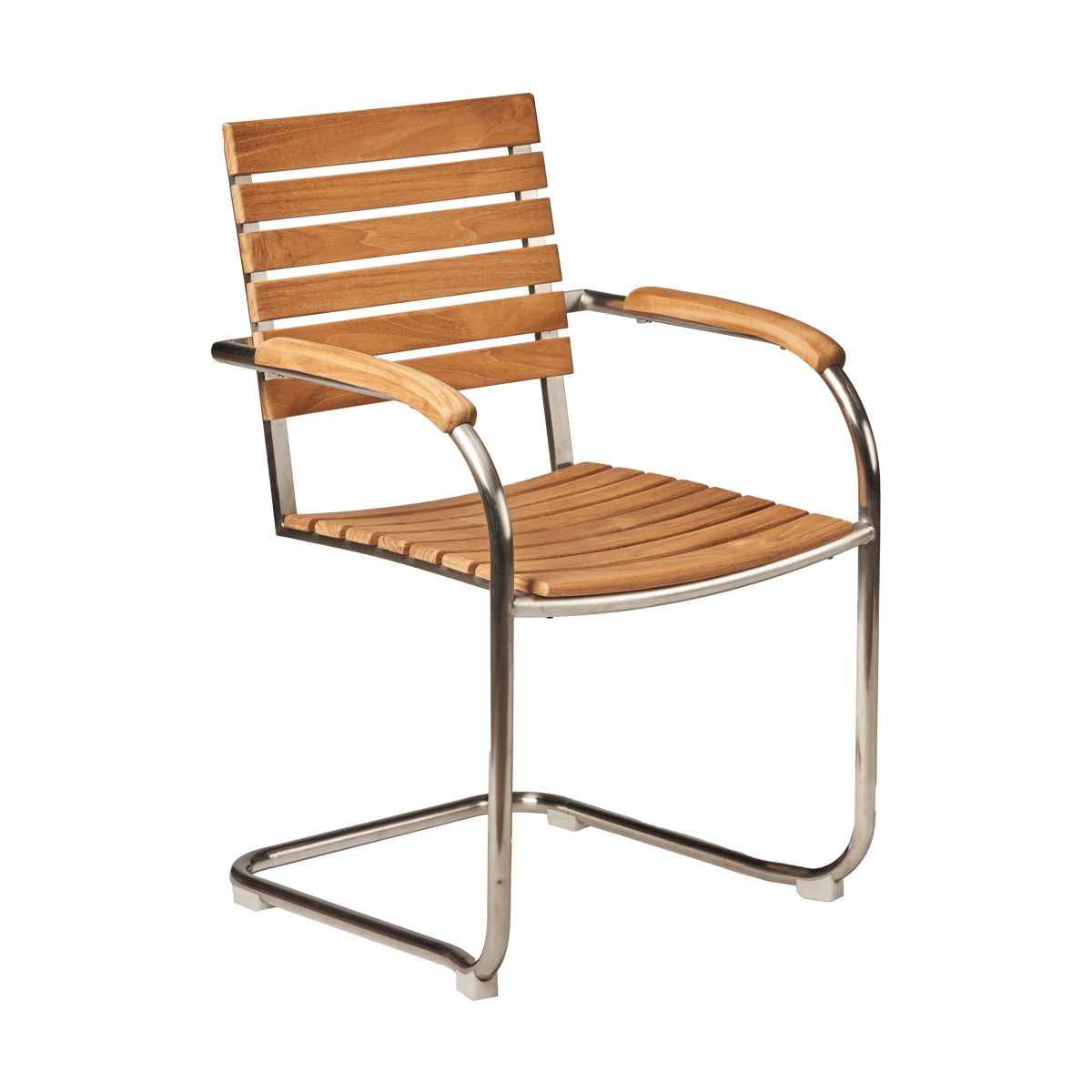 1898 Rörvik dining chair Teak-stainless steel