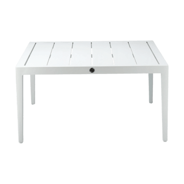 Santander coffee table 78x78x40 cm - White aluminium - 1898