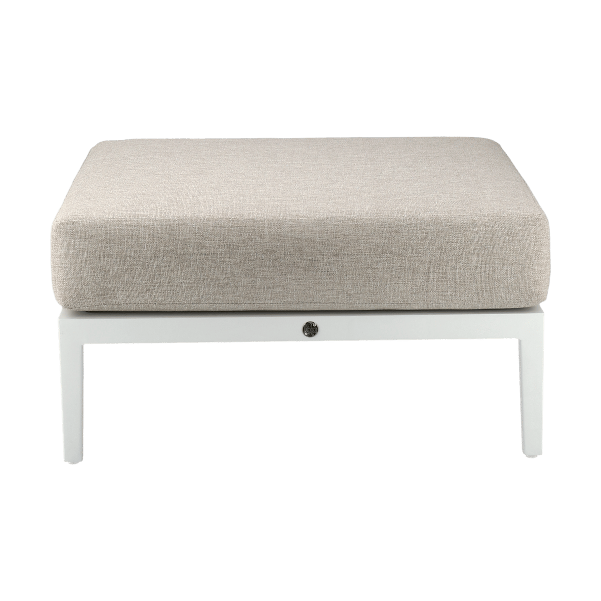 1898 Santander footstool White-beige