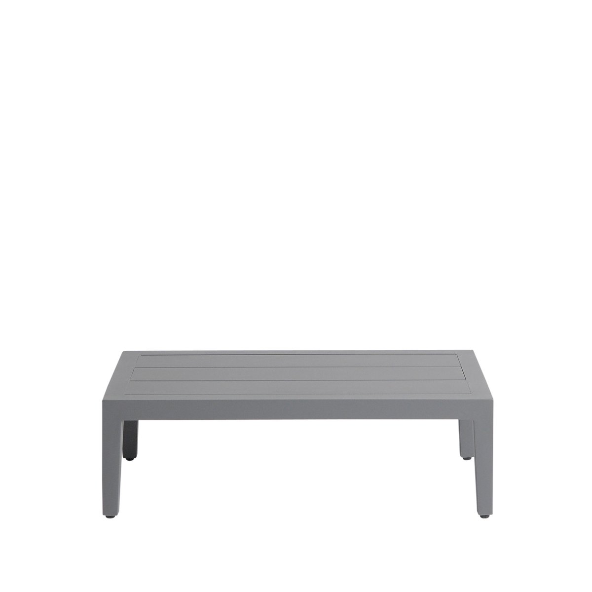 1898 Santander side table 75x43x24 cm Grey aluminum