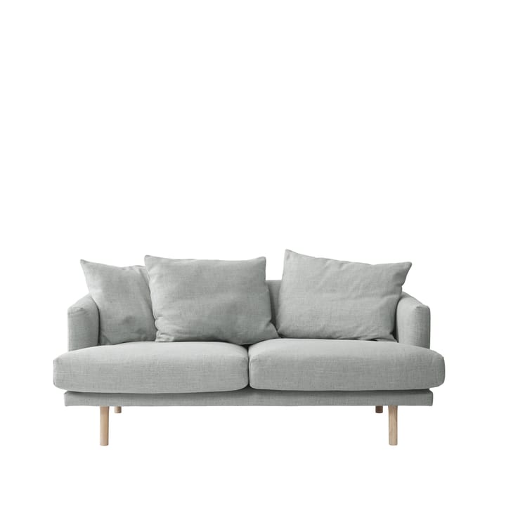 Sjövik 2.5 seat sofa - Bern 0348 grey. White oiled oak legs - 1898