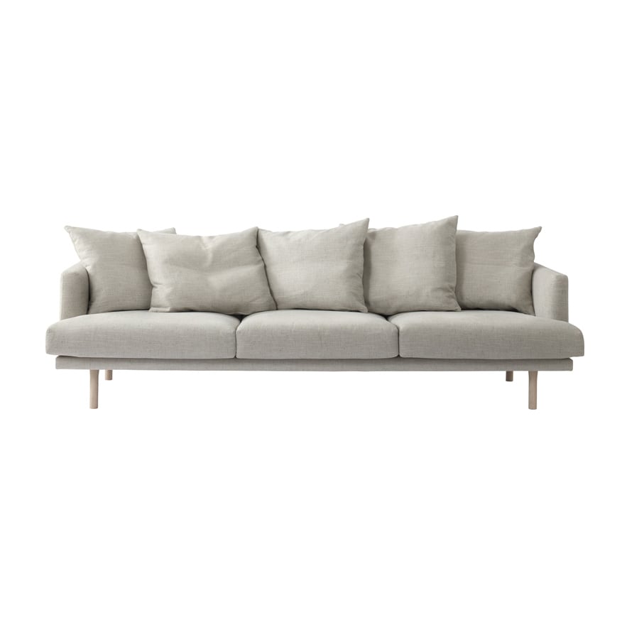 1898 Sjövik 3.5 seat sofa XL Bern 0341 Beige-white oiled oak