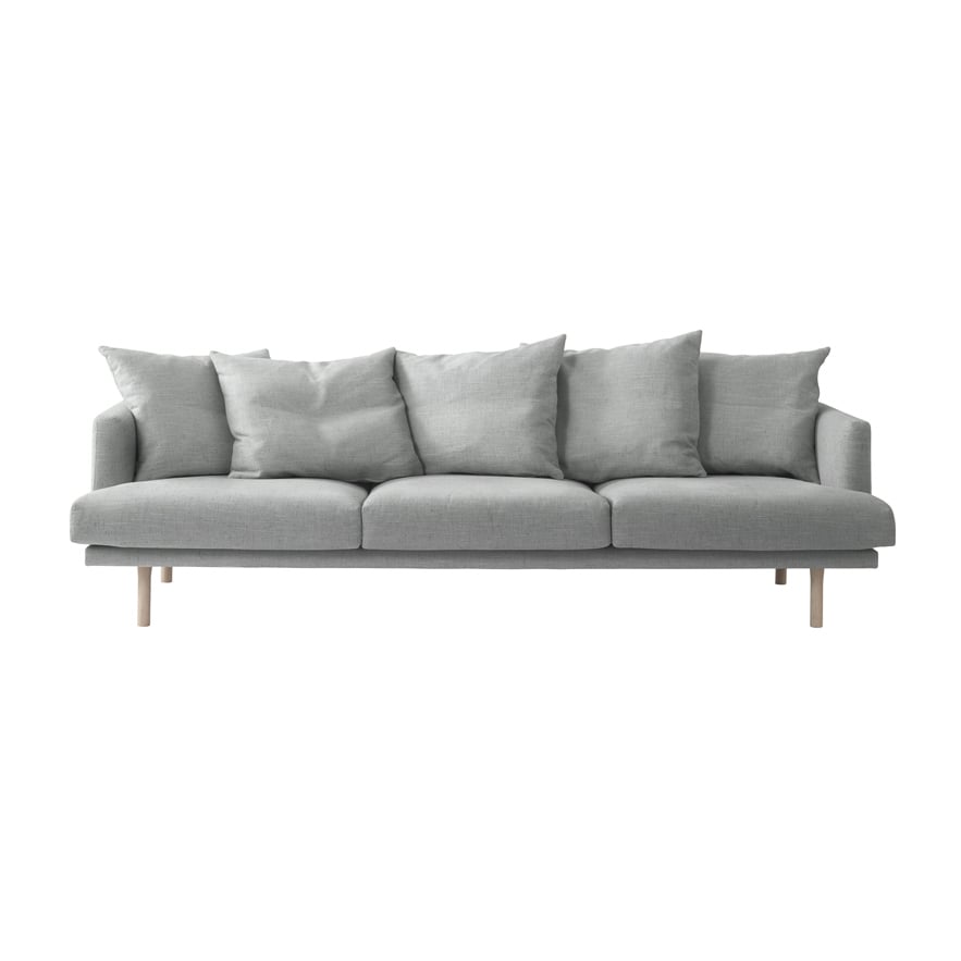 1898 Sjövik 3.5 seat sofa XL Bern 0348 Grey-white oiled oak