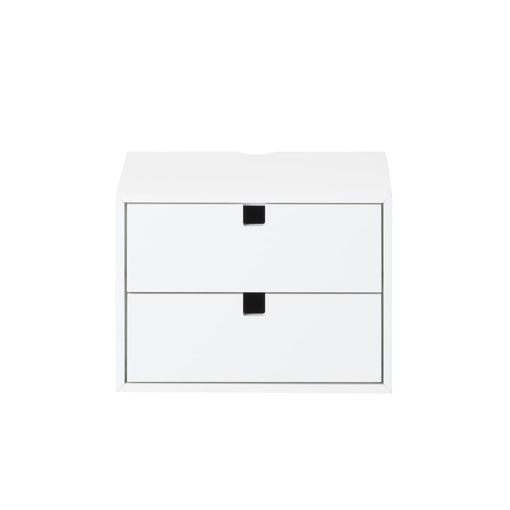 1898 Square drawers White