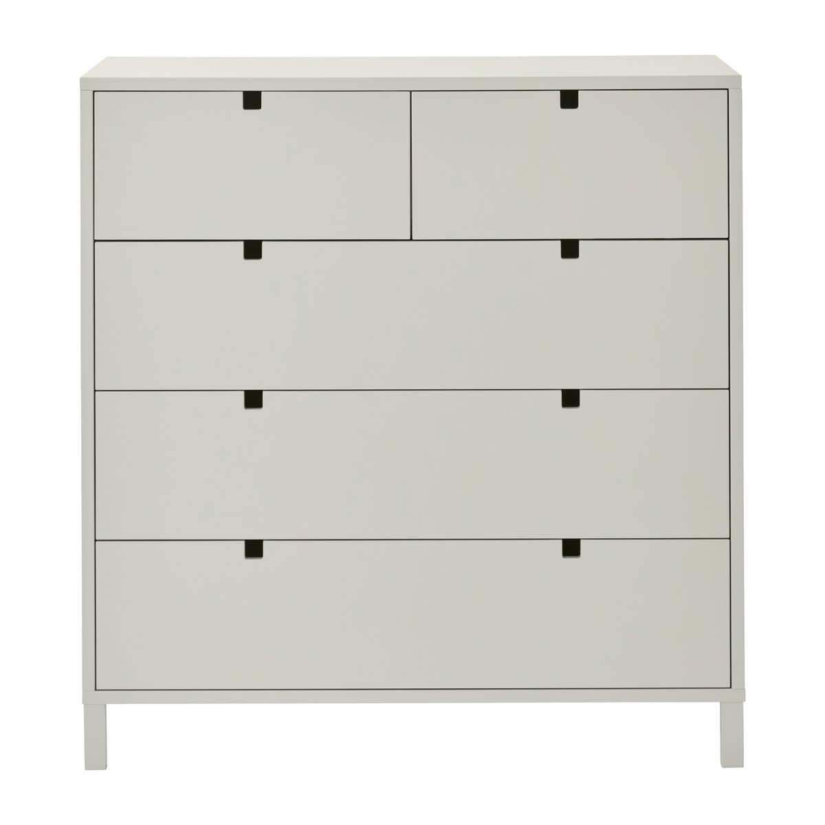 1898 Square dresser 2+3 drawers Sand