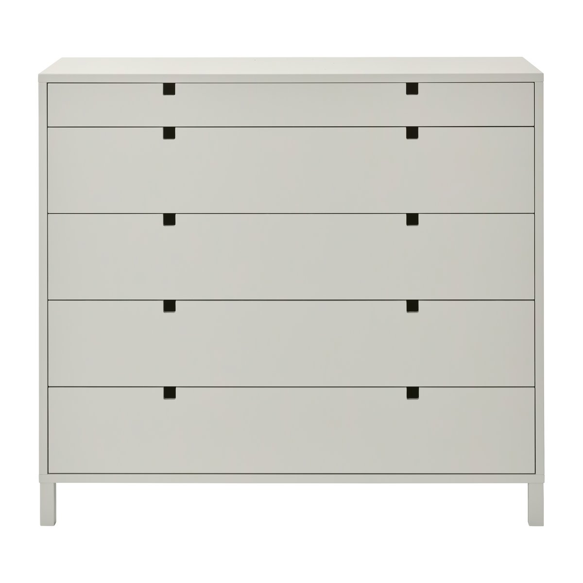 1898 Square dresser 5 drawers Sand