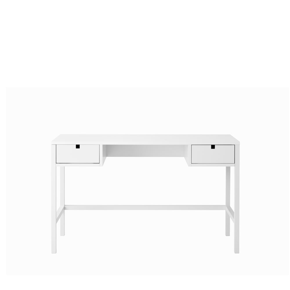 1898 Square writing table White