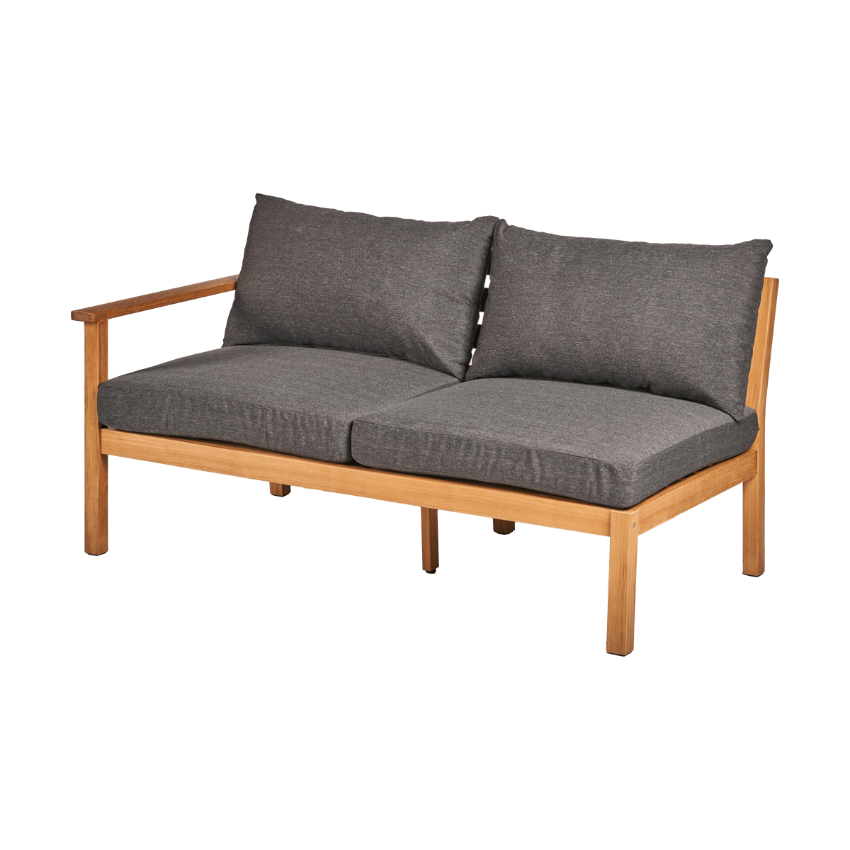 1898 Stockaryd sofa module 2-seater left teak/dark grey