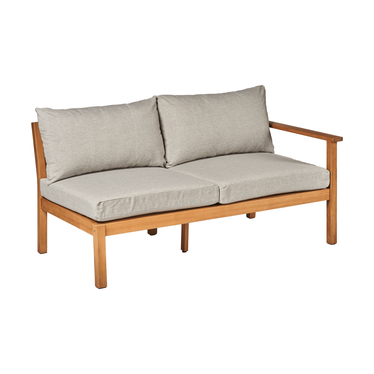 1898 Stockaryd sofa module 2-seater left teak/light grey