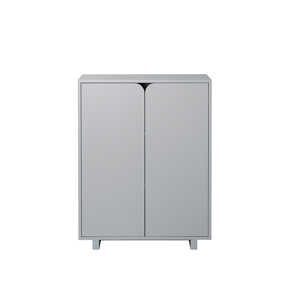 1898 Vidja cabinet Grey lack. low. coated doors