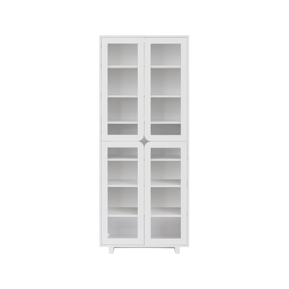 1898 Vidja hight display cabinet White lack