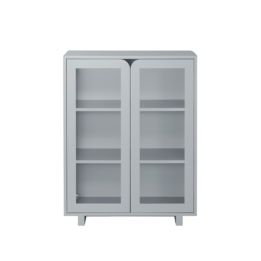 1898 Vidja low display cabinet Grey