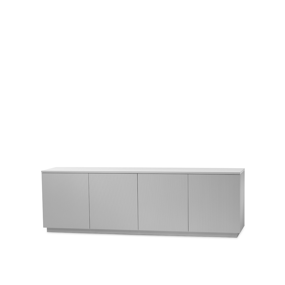 A2 Beam side table Light grey, light grey base