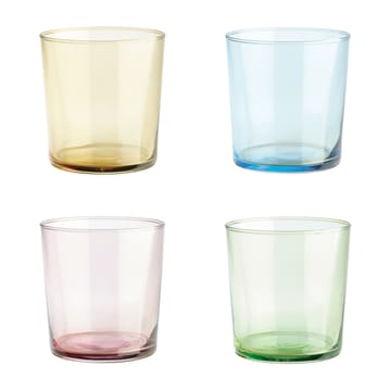 Café drinking glass multi - 4-pack - Aida