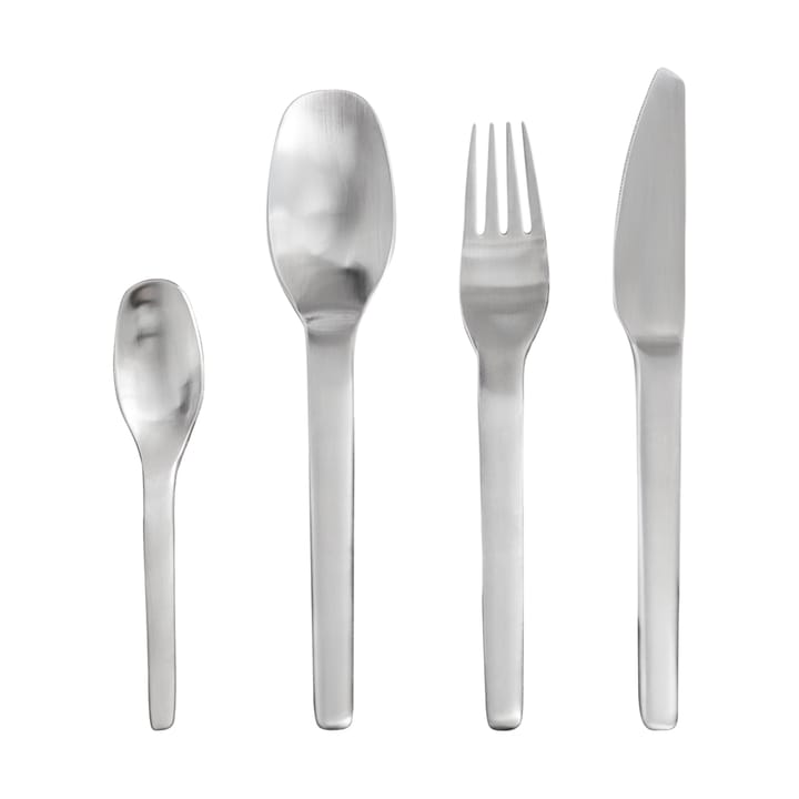 Enso cutlery 16 pieces - Satin (steel) - Aida