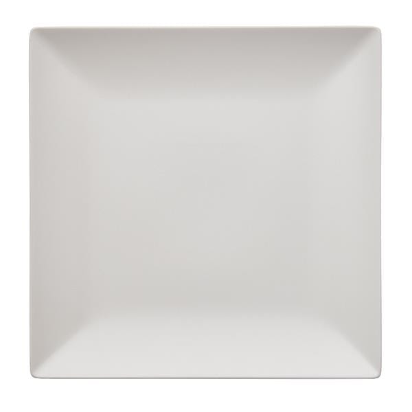 Quadro plate Ø26 cm, White Aida