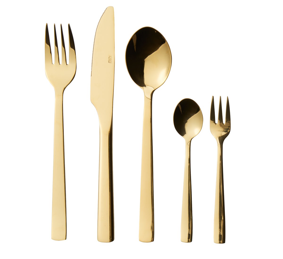 Aida Raw cutlery 60 pieces Gold