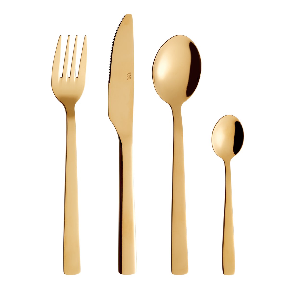 Aida Raw cutlery set 48 pieces Gold