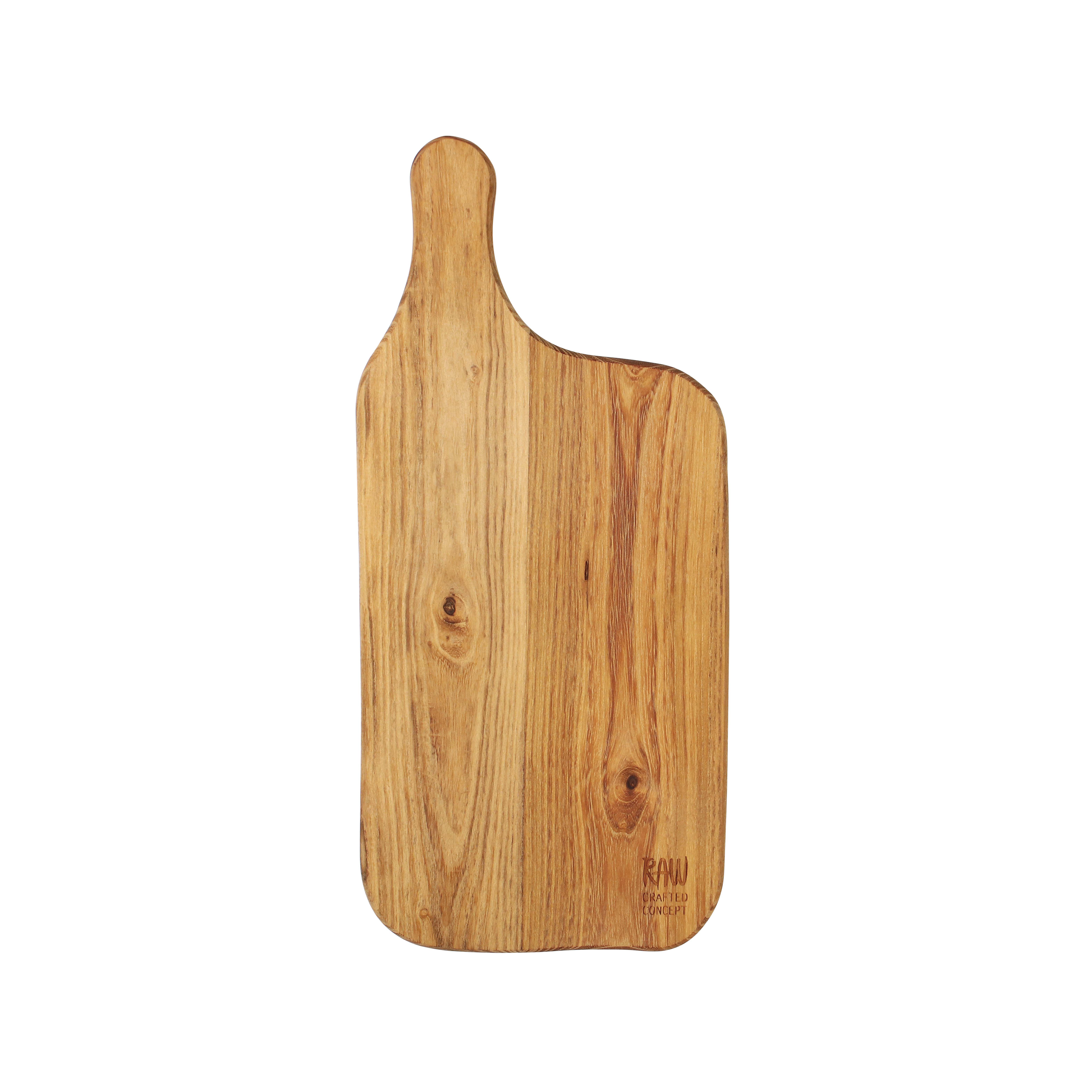 Raw cutting board from teak Aida
