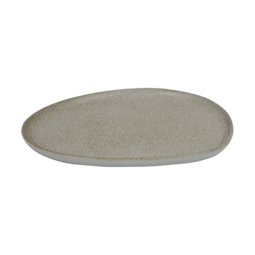 Raw Organic lunch plate 24x21 cm - Sandy beige - Aida