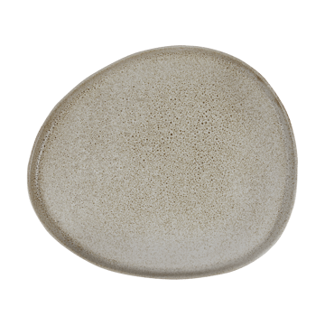 Raw Organic plate 29x25 cm - Sandy beige - Aida