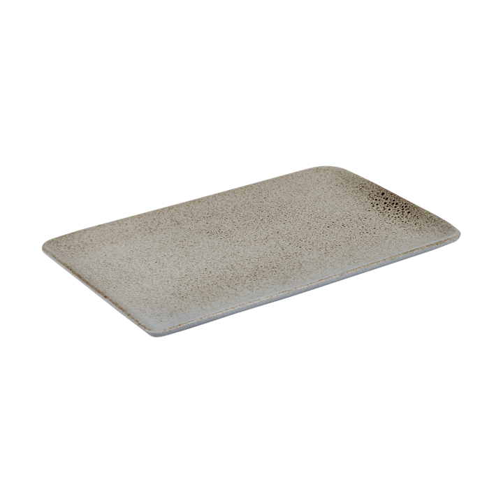 Raw plate 23.5x15 cm, Sandy beige Aida