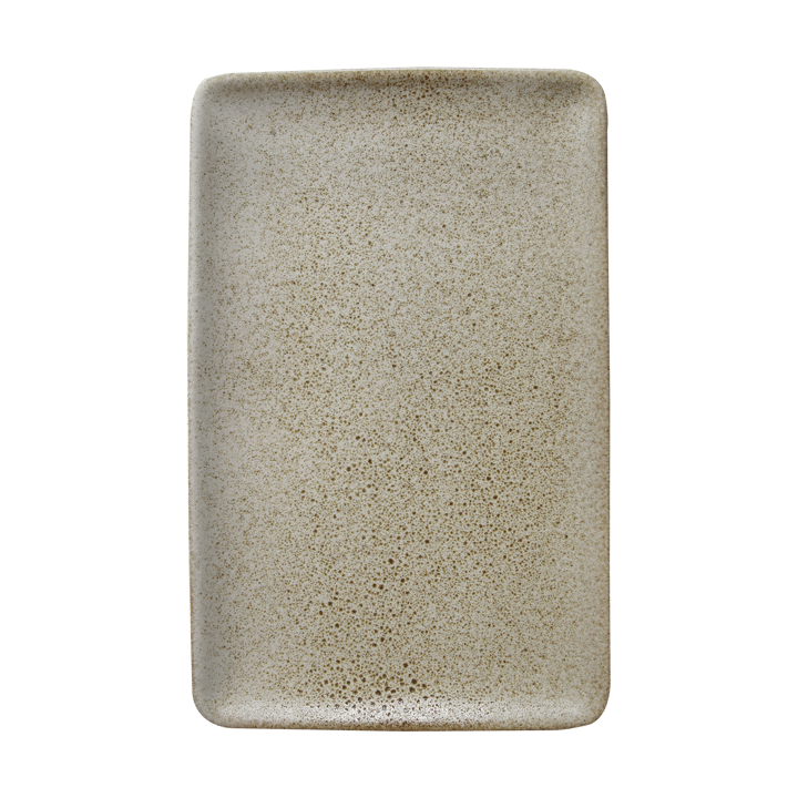 Raw plate 23.5x15 cm, Sandy beige Aida