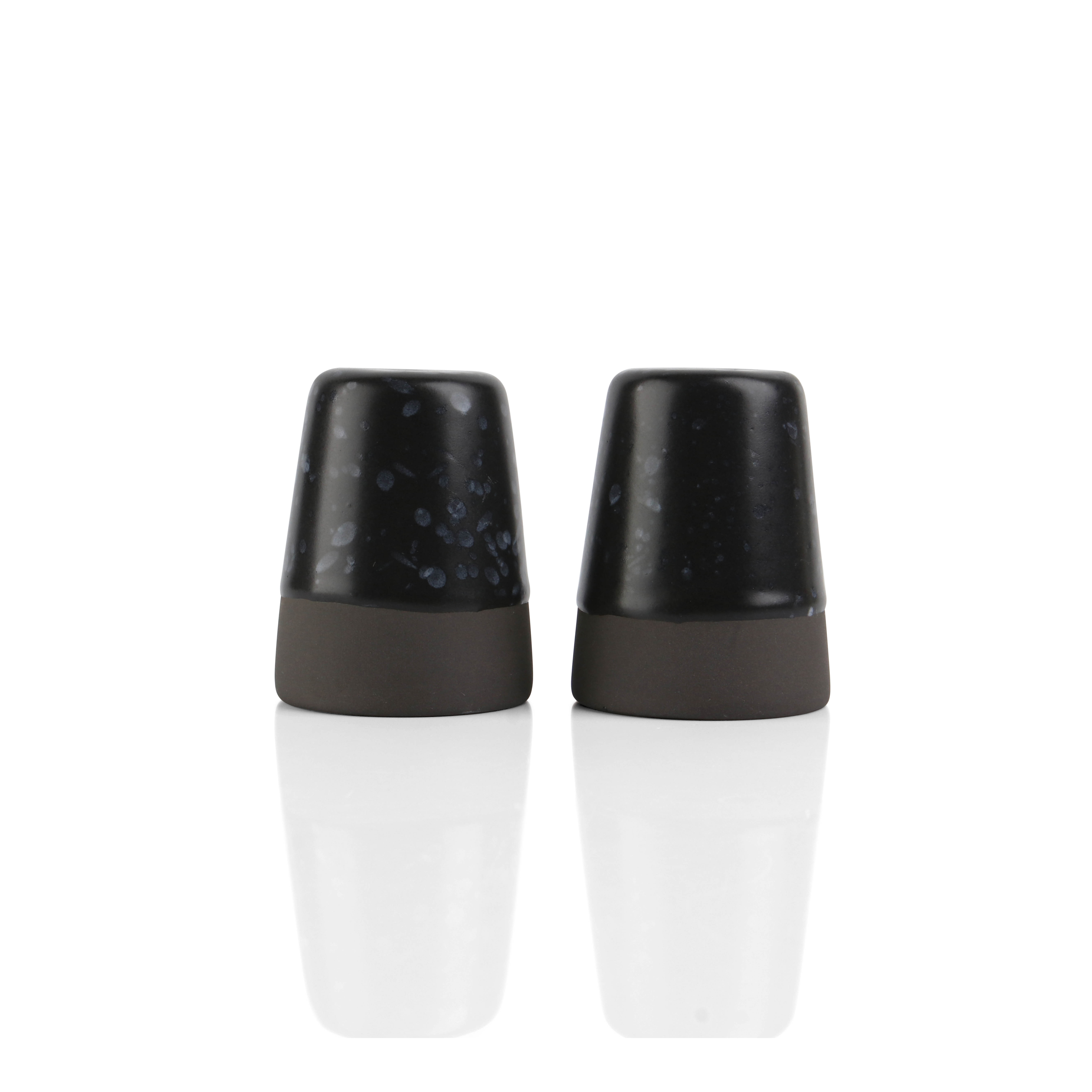 Raw Teak Salt And Pepper Mill Set - Aida @ RoyalDesign